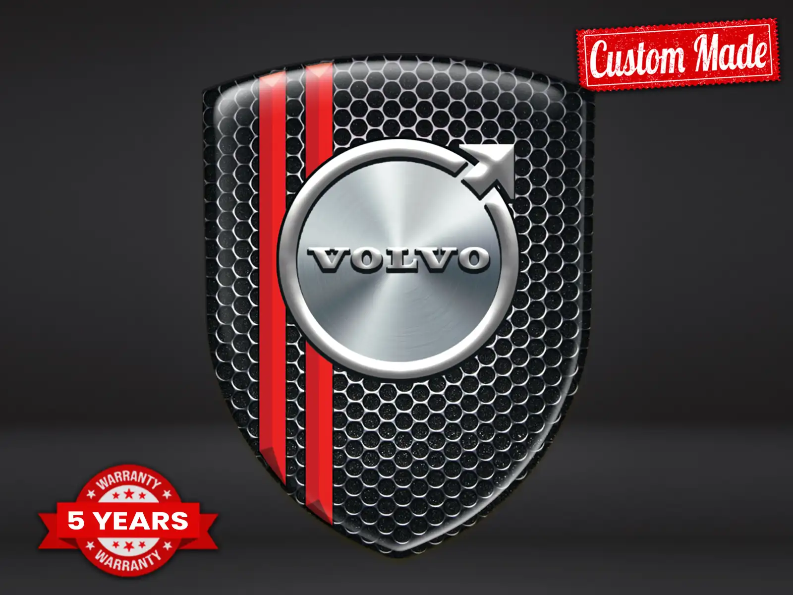 Volvo Etiquetas Negocio Resistentes Estilo Personalizables X